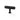 M Marcus - Alexander and Wilks - Vesper Hex Cabinet Handle - T-Knob - 55mm; #finish_black