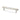 M Marcus - Alexander and Wilks - Vesper Hex Cabinet Handle - T-Bar - 128mm CTC; #finish_polished-nickel