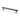 M Marcus - Alexander and Wilks - Vesper Hex Cabinet Handle - T-Bar - 160mm CTC; #finish_dark-bronze