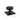 M Marcus - Alexander and Wilks - Bullion Cupboard Handle - Knob - 45mm Backplate; #finish_black