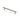 M Marcus - Alexander and Wilks - Washington Reeded End Cabinet Handle - Bar - 160mm CTC; #finish_satin-nickel