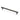 M Marcus - Alexander and Wilks - Washington Reeded End Cabinet Handle - Bar - 224mm CTC; #finish_dark-bronze-pvd