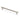 M Marcus - Alexander and Wilks - Washington Reeded End Cabinet Handle - Bar - 224mm CTC; #finish_satin-nickel