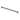 M Marcus - Alexander and Wilks - Washington Reeded End Cabinet Handle - Bar - 448mm CTC; #finish_black