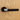AXS Hardware Dakota Lever on Rose; #finish_black-and-polished-chrome