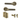 AXS Hardware - AXS Dakota Knurled Door Handles on Rose - Door Pack; #finish_antique-brass