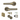 AXS Hardware - AXS Nevada Door Handles on Rose - Door Pack; #finish_antique-brass