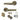 AXS Hardware - AXS Detroit Door Handles on Rose - Door Pack; #finish_antique-brass