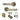 AXS Hardware - AXS Harlem Door Handles on Rose - Door Pack; #finish_antique-brass