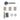 Deanta - Deanta - Arcadia Complete Door Pack - Bathroom Door - 3" Hinges; #finish_polished-chrome