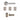 Deanta - Deanta - Ares Complete Door Pack - Latch Door - 3" Hinges; #finish_polished-chrome