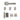 Deanta - Deanta - Athens Complete Door Pack - Bathroom Door - 4" Hinges; #finish_satin-nickel