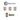 Deanta - Deanta - Augustus Complete Door Pack - Latch Door - 3" Hinges; #finish_polished-chrome