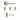 Deanta - Deanta - Augustus Complete Door Pack - Latch Door - 3" Hinges; #finish_polished-chrome