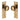 M Marcus - Heritage Brass - Balmoral Mortice Door Knobs on Plate - Latch - Pair; #finish_antique-brass