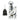 Prima Hardware - Claw Fastener Ball End - Locking - 64mm x 18mm; #finish_polished-chrome