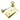 Prima Hardware - Fancy Rim Latch with Reeded Rim Knobs - 53mm dia; #finish_polished-brass