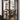 LPD Doors - Black Bowery Internal Door with clear glazed panel and geometric design.; #finish_pre-finished-black