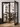 LPD Doors - Black Bowery Internal Door with clear glazed panel and geometric design.; #finish_pre-finished-black