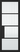 LPD Doors - Black Chelsea Internal Door with reeded glass panels, modern design.; #finish_pre-finished-black
