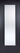 LPD Doors - Eindhoven internal glazed door with black finish and clear glass panel.; #finish_primed-plus-black