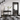 LPD Doors - Black Greenwich glazed internal door with asymmetric panels and a bold frame.; #finish_pre-finished-black