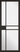 LPD Doors - Black Greenwich glazed internal door with asymmetric panels and a bold frame.; #finish_pre-finished-black