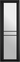LPD Doors - Black Greenwich Internal Door with sleek lines and glazing features.; #finish_pre-finished-black