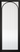 LPD Doors - Black Melrose Internal Door with reeded glazing and curved profiles.; #finish_pre-finished-black