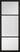 LPD Doors - Sutton Internal Door with cross reeded glazed panel and black finish.; #finish_pre-finished-black