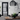 LPD Doors - Black Tribeca Clear Glazed Internal Door with geometric design and clear panels; #finish_pre-finished-black