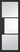 LPD Doors - Black Tribeca Clear Glazed Internal Door with geometric design and clear panels; #finish_pre-finished-black