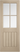 LPD Doors - Blonde Oak Mexicano Glazed internal door with four clear glazed panels and vertical grooves.; #finish_pre-finished-blonde-oak