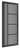 Deanta - Deanta - Brixton Internal Door - Tinted Glazed 5L; #finish_pre-finished-black