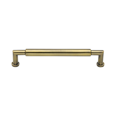 M Marcus - Heritage Brass - Bauhaus Round Cabinet Pull Handle - 152mm CTC; #finish_antique-brass