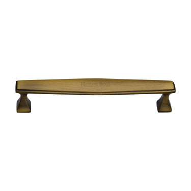 M Marcus - Heritage Brass - Deco Cabinet Pull Handle - Bar - 160mm CTC; #finish_antique-brass