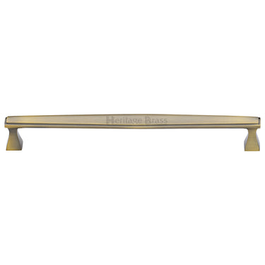 M Marcus - Heritage Brass - Deco Cabinet Pull Handle - Bar - 254mm CTC; #finish_antique-brass