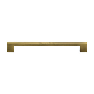 M Marcus - Heritage Brass - Metro Cabinet Pull Handle - Bar - 192mm CTC; #finish_antique-brass