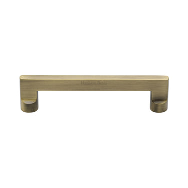 M Marcus - Heritage Brass - Apollo Cabinet Pull Handle - Bar - 128mm CTC; #finish_antique-brass