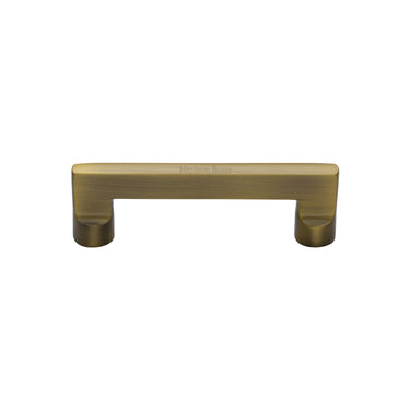 M Marcus - Heritage Brass - Apollo Cabinet Pull Handle - Bar - 96mm CTC; #finish_antique-brass