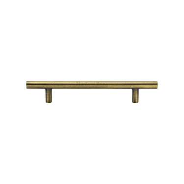 M Marcus - Heritage Brass - T-Bar Cabinet Pull Handle - Bar - 128mm CTC; #finish_antique-brass