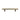 M Marcus - Heritage Brass - T-Bar Cabinet Pull Handle with Rose - Bar - 160mm CTC; #finish_antique-brass