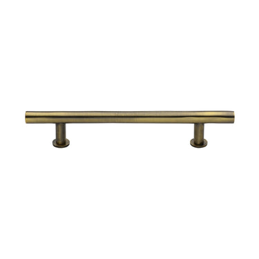 M Marcus - Heritage Brass - T-Bar Cabinet Pull Handle with Rose - Bar - 160mm CTC; #finish_antique-brass