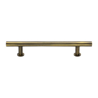 M Marcus - Heritage Brass - T-Bar Cabinet Pull Handle with Rose - Bar - 203mm CTC; #finish_antique-brass