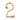 M Marcus - Heritage Brass - Numerals - Face Fix - 3" - 2; #finish_polished-brass