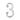 M Marcus - Heritage Brass - Numerals - Face Fix - 3" - 3; #finish_satin-chrome