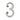 M Marcus - Heritage Brass - Numerals - Face Fix - 3" - 3; #finish_satin-nickel