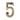 M Marcus - Heritage Brass - Numerals - Face Fix - 3" - 5; #finish_antique-brass