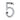 M Marcus - Heritage Brass - Numerals - Face Fix - 3" - 5; #finish_polished-chrome
