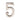 M Marcus - Heritage Brass - Numerals - Face Fix - 3" - 5; #finish_satin-nickel
